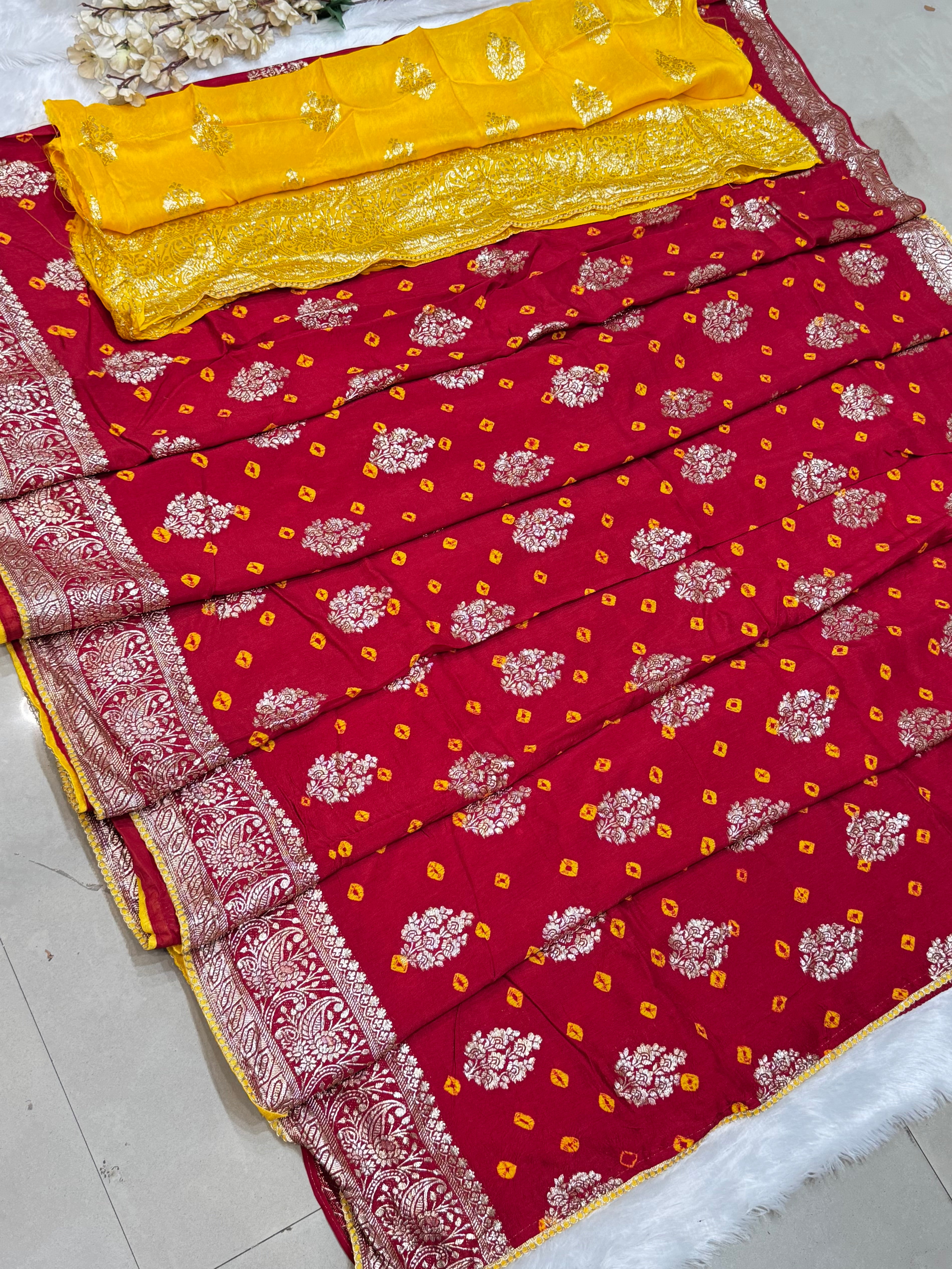 AADVI RAI BANDHEJ SAREE