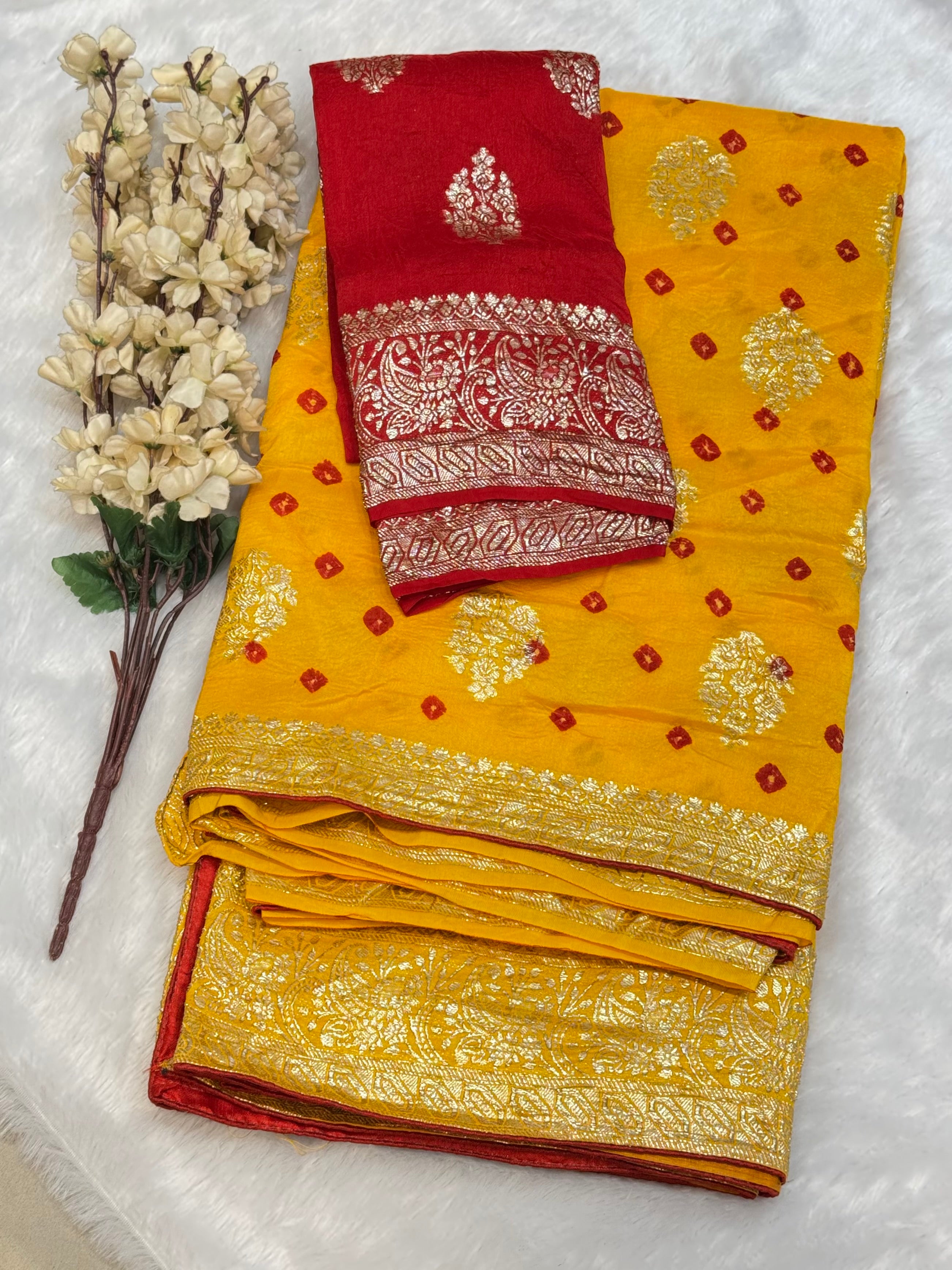 AADVI RAI BANDHEJ SAREE