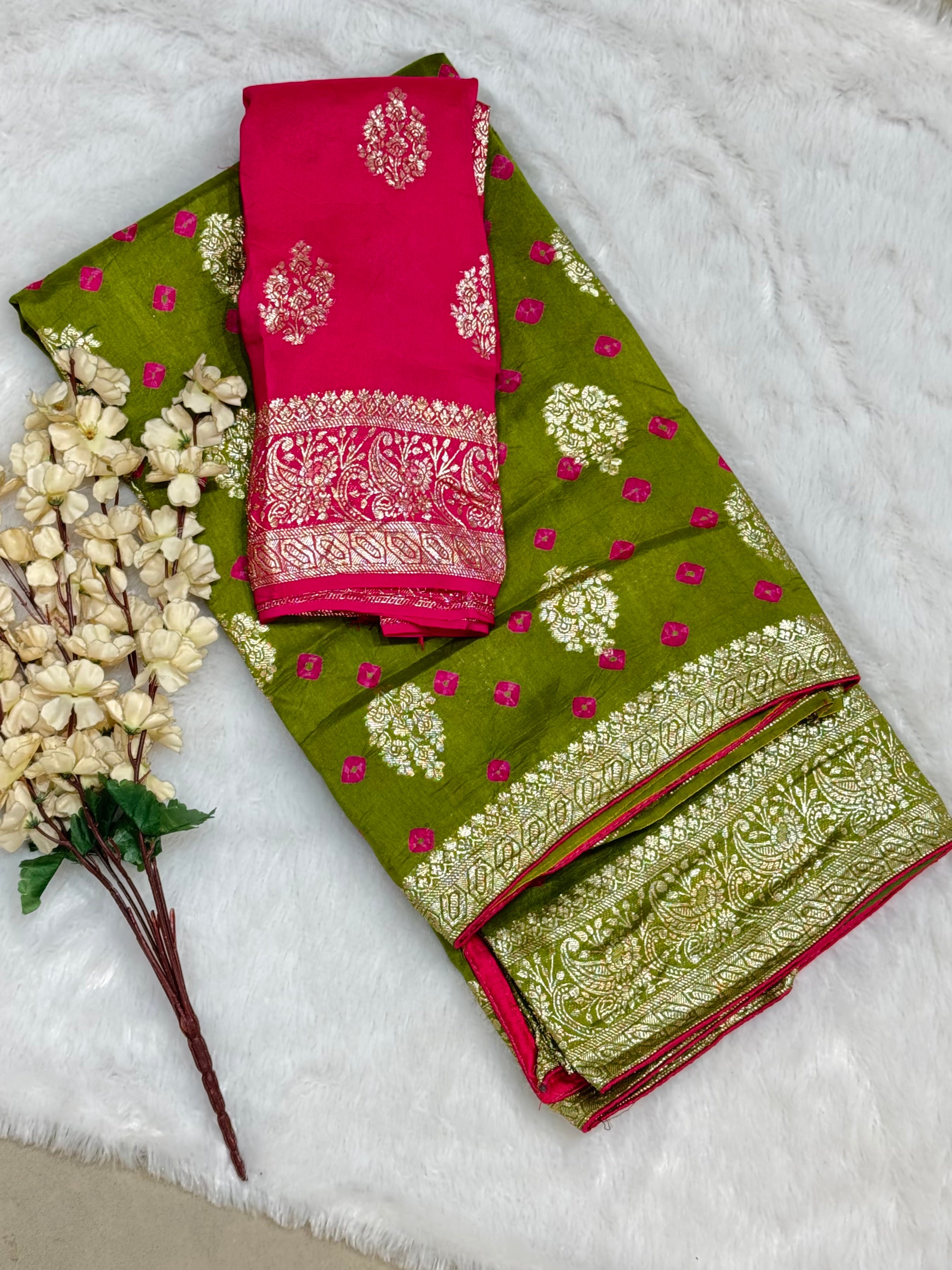 AADVI RAI BANDHEJ SAREE