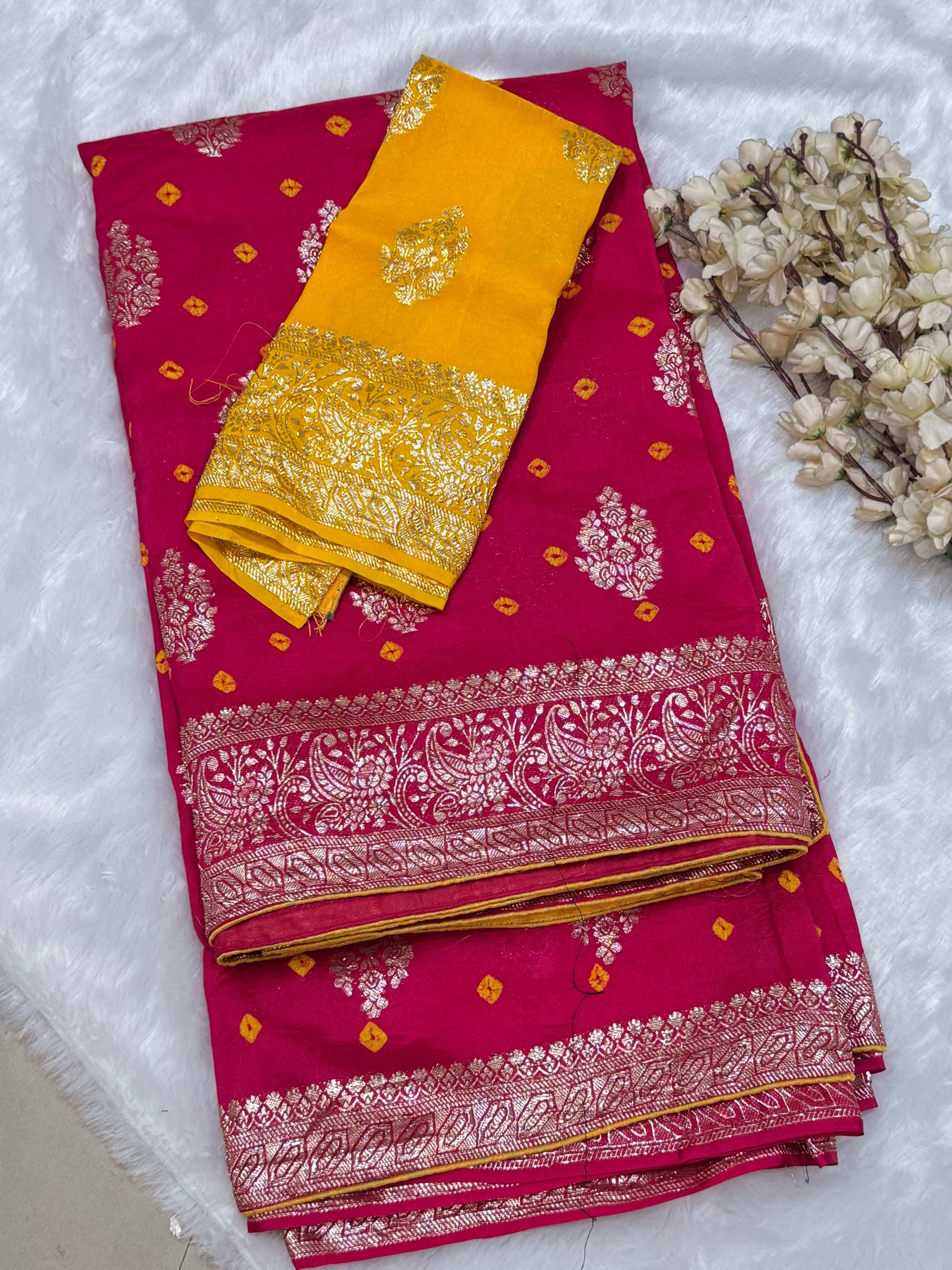 AADVI RAI BANDHEJ SAREE