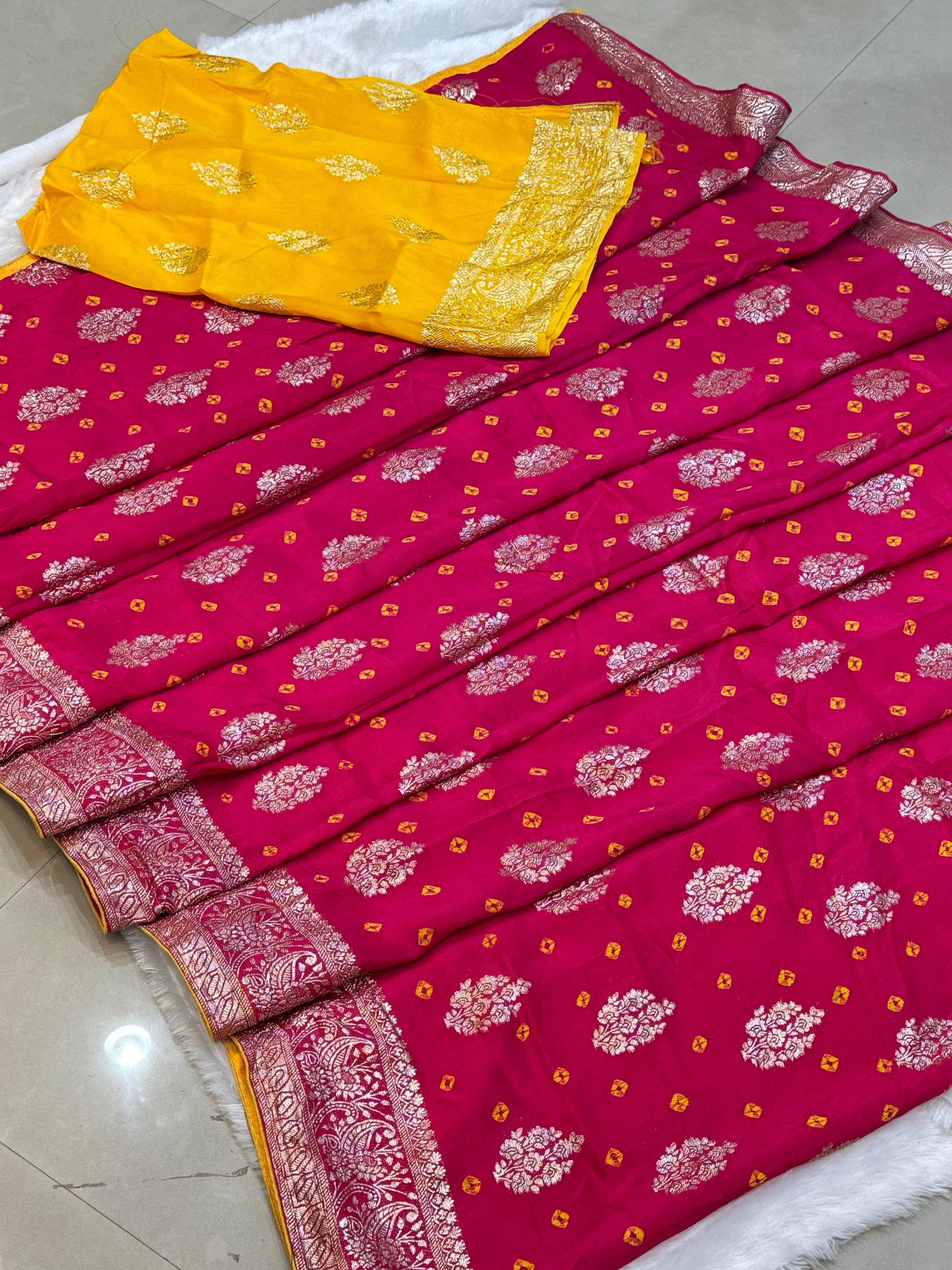 AADVI RAI BANDHEJ SAREE