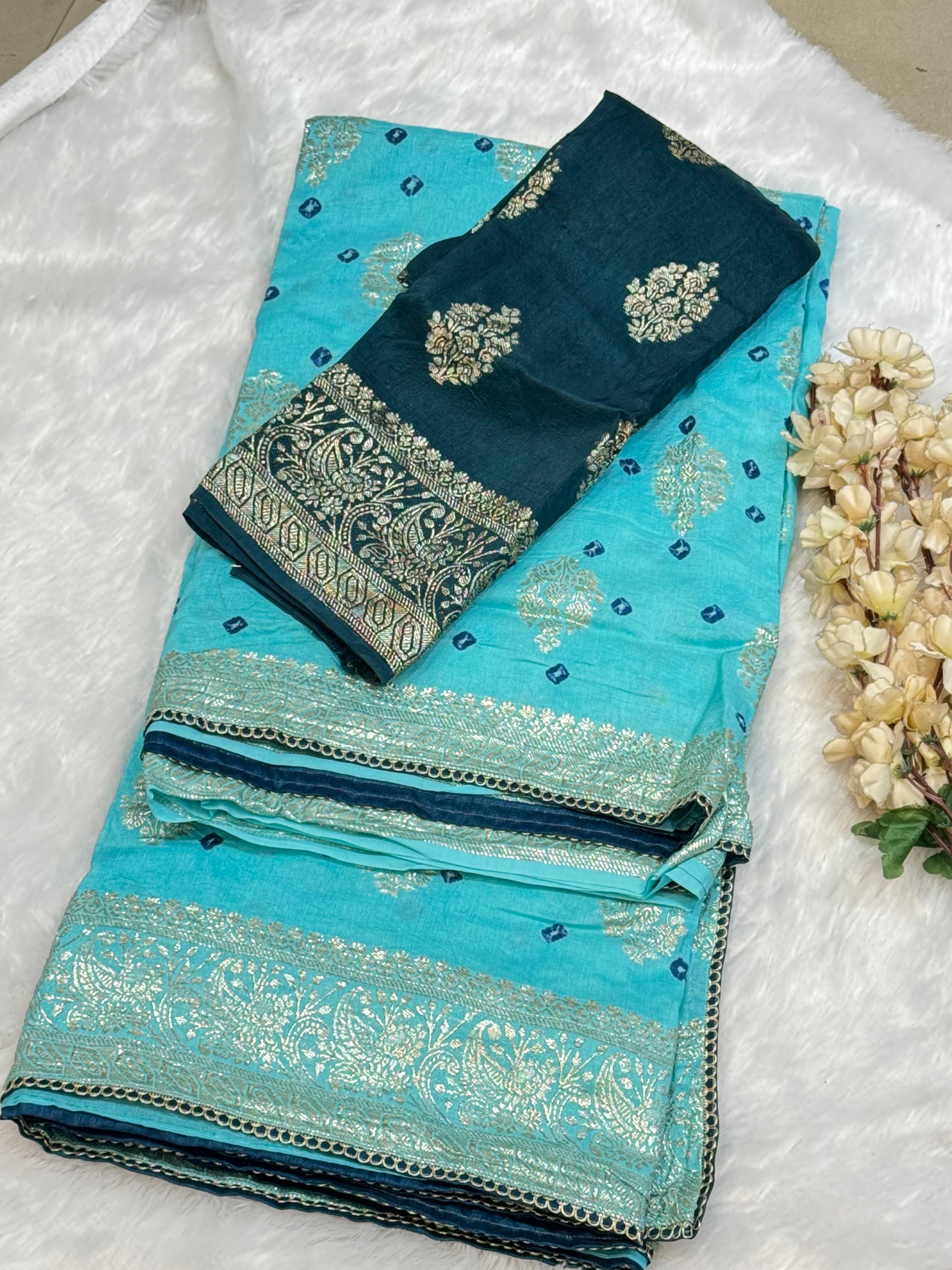 AADVI RAI BANDHEJ SAREE